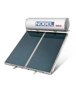 Nobel aelios glass CUS τριπλής ταράτσας 160lt/3m² τριπλής με 2 συλλέκτες CUS 2x1.5m²=3 m² έως 24 δόσεις
