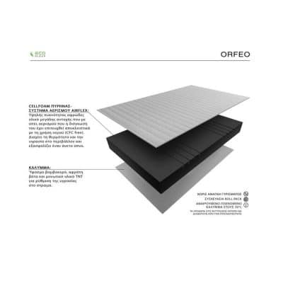 Στρώμα Ύπνου Χωρίς Ελατήρια Ecosleep Orfeo 91-100x200 cm έως 48 δόσεις + Δώρο ένα μαξιλάρι ύπνου