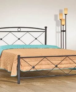 Eλληνικής κατασκευής ΜC Κρεβάτι Διπλό Μεταλλικό 160x200cm Νο 12