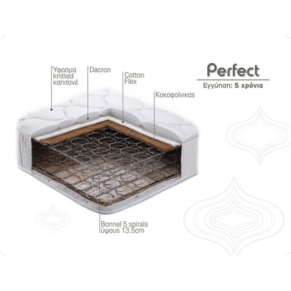 Στρώμα Ύπνου Μονό Ορθοπεδικό Linea Strom PERFECT 070 - 090 cm (Πλάτος) Στρώμα Ύπνου Μονό Ορθοπεδικό Linea Strom PERFECT 070 - 090 cm (Πλάτος)
