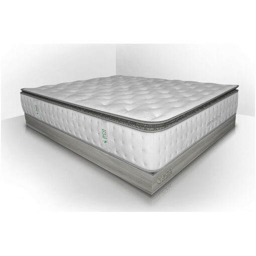 Eco Sleep Ambient Υπέρδιπλο Ανατομικό Στρώμα Memory Foam 160x200x38cm (πλάτος x μήκος x ύψος) με Ανεξάρτητα Ελατήρια & Ανώστρωμα