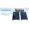 Gauzer Optima Max Standard Ηλιακός Θερμοσίφωνας 500 λίτρων Glass Διπλής Ενέργειας με 6τ.μ. Συλλέκτη