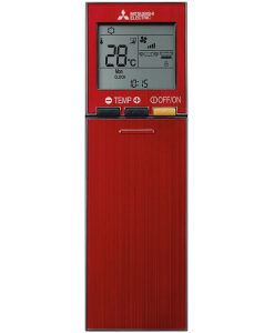Mitsubishi Electric MSZ/MUZ-LN25VG Κλιματιστικό Inverter 9000 BTU A+++/A+++ με Ιονιστή και WiFi Ruby Red
