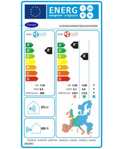 Carrier Infinity Supreme 42QHB024D8SN / 38QHG024D8SN Κλιματιστικό Inverter 24000 BTU A++/A+ με WiFi