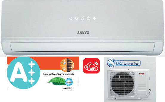 Sanyo KRV-12TDAA Κλιματιστικό Inverter 12000 BTU A++/A+ Sanyo KRV-12TDAA Κλιματιστικό Inverter 12000 BTU A++/A+