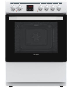 Hyundai HCVC22-6560V/W Κουζίνα 69lt με Κεραμικές Εστίες Π60εκ. Λευκή