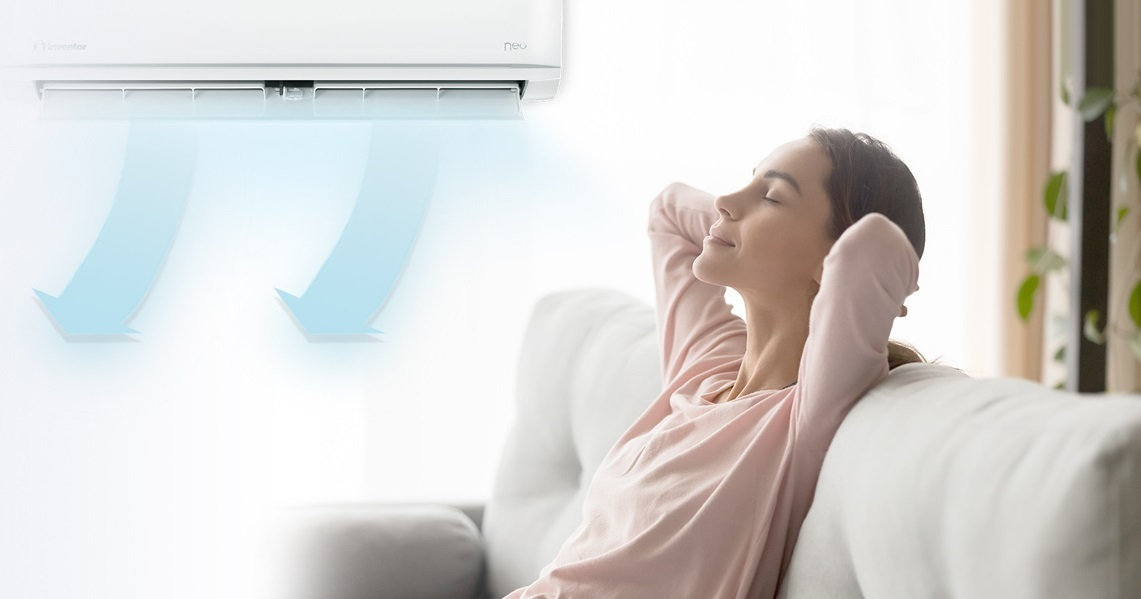 Inventor Neo ΝUVI-09WF/ΝUVO-09 Κλιματιστικό Inverter 9000 BTU A++/A+ με Ιονιστή και WiFi