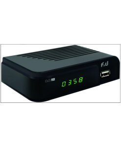F&U MPF3473HU Ψηφιακός Δέκτης Mpeg-4 HD (720p) με Λειτουργία PVR (Εγγραφή σε USB) Σύνδεσεις SCART / HDMI / USB