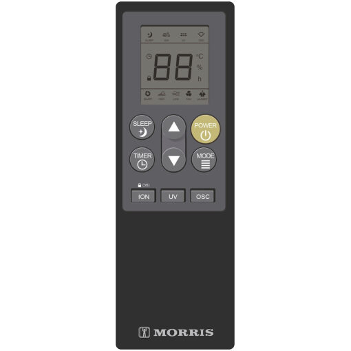 Morris MDP-24400IW Αφυγραντήρας 24lt με Ιονιστή και Wi-Fi