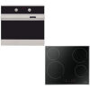 Morris MOF-64521 + MVF-65374 Φούρνος άνω Πάγκου 77lt με Κεραμικές Εστίες Π59.5εκ. Inox