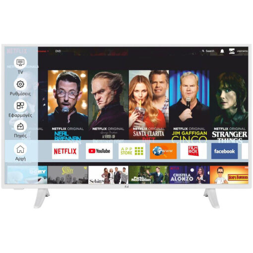 F&U Smart Τηλεόραση 43" Full HD LED FLS43287 (2021)