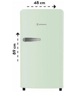 Morris MRS-31082LG Retro Μονόπορτο Ψυγείο 83lt Υ89xΠ48xΒ54.5εκ. Πράσινο