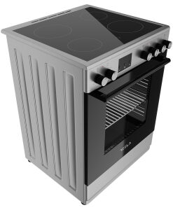 Tesla CV6400SX Κουζίνα 56lt με Κεραμικές Εστίες Π60εκ. Inox