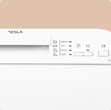 Tesla Ελεύθερο Πλυντήριο Πιάτων για 9 Σερβίτσια Π44.8xY84.5εκ. Λευκό WD461M