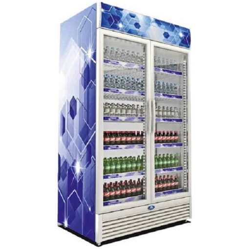Sanden Intercool SPU-1255 Ψυγείο Αναψυκτικών 1230lt Διπλό Υ217xΠ120xΒ70cm Λευκό