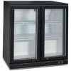 Sanden Intercool ICG-208HB Ψυγείο Back Bar 220lt Δίπορτο Υ90xΠ90xΒ50cm