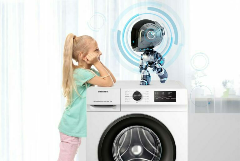Hisense WFPV7012EM Πλυντήριο Ρούχων 7kg με Ατμό 1200 Στροφών