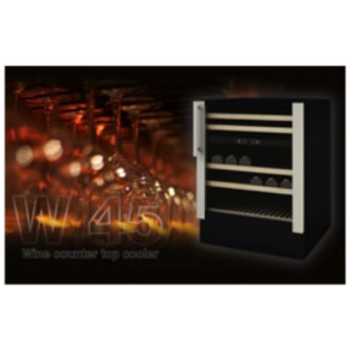 Sanden Intercool ICG-W45 Μαύρο Επαγγελματικό Ψυγείο Κρασιών 145lt με Θερμοκρασία Λειτουργίας +5°C / +8°C Π59.5 x Β57.3 x Υ89εκ.