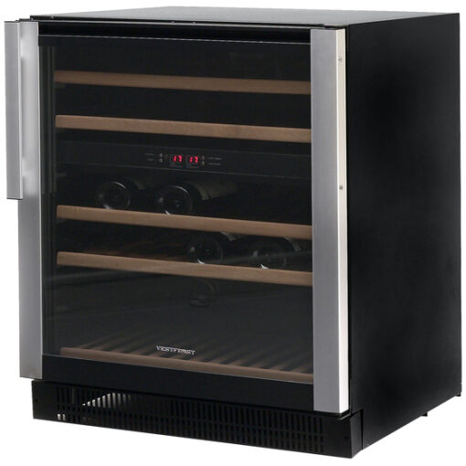Sanden Intercool ICG-W45 Μαύρο Επαγγελματικό Ψυγείο Κρασιών 145lt με Θερμοκρασία Λειτουργίας +5°C / +8°C Π59.5 x Β57.3 x Υ89εκ.