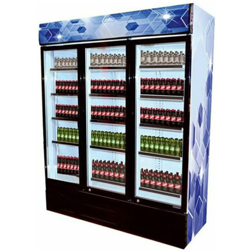 Sanden Intercool ICG-1500CN Ψυγείο Αναψυκτικών 1500lt με Τρεις Πόρτες Υ200xΠ171xΒ72cm