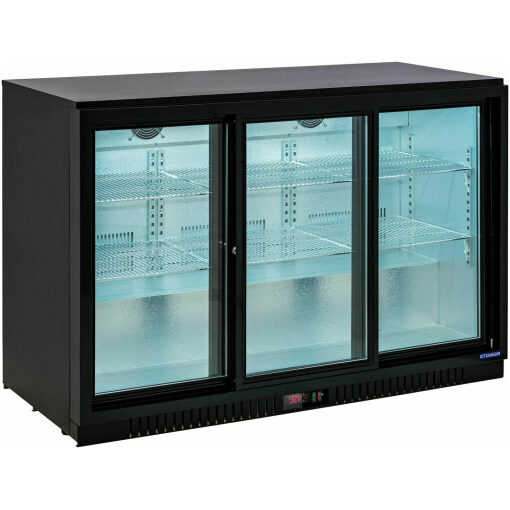 Sanden Intercool ICG-0330SB Ψυγείο Back Bar 330lt με Τρεις Πόρτες Υ95xΠ140xΒ57cm