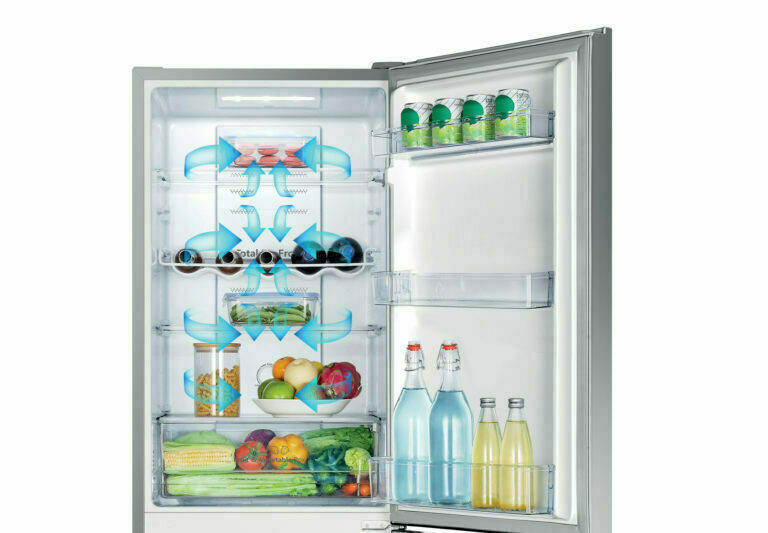 Hisense RB438N4BC3 Ψυγειοκαταψύκτης 352lt Total NoFrost Υ200.3xΠ59.5xΒ63.7εκ. Inox