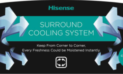 Hisense RS670N4BC2 Ψυγείο Ντουλάπα 521lt Total NoFrost Υ178.6xΠ91xΒ64.3εκ. Inox