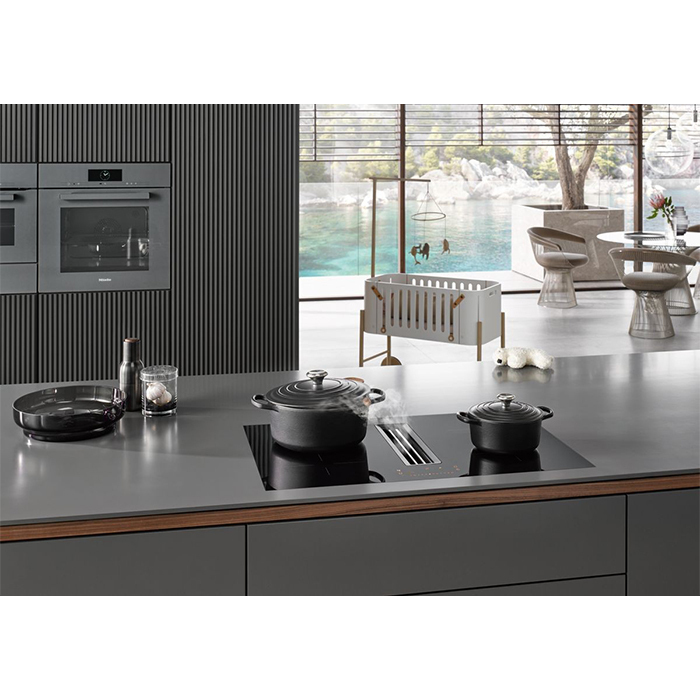 Miele KMDA 7473 FL-A Επαγωγική Εστία Αυτόνομη με Απορροφητήρα 80x52εκ. Miele KMDA 7473 FL-A Επαγωγική Εστία Αυτόνομη με Απορροφητήρα 80x52εκ.