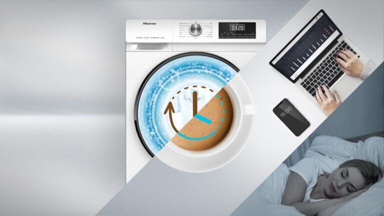 Hisense WDQA1014 EVJM Πλυντήριο-Στεγνωτήριο Ρούχων 10kg/6kg Ατμού 1400 Στροφές