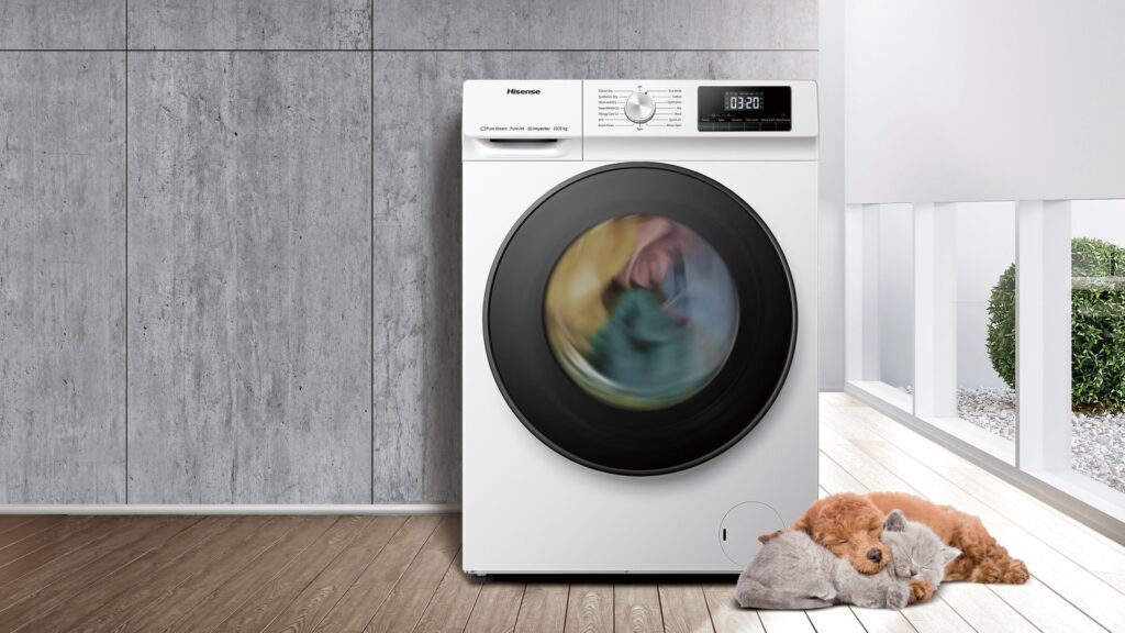 Hisense WDQA1014 EVJM Πλυντήριο-Στεγνωτήριο Ρούχων 10kg/6kg Ατμού 1400 Στροφές