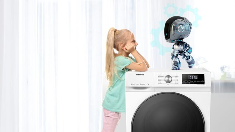 Hisense WDQA1014 EVJM Πλυντήριο-Στεγνωτήριο Ρούχων 10kg/6kg Ατμού 1400 Στροφές