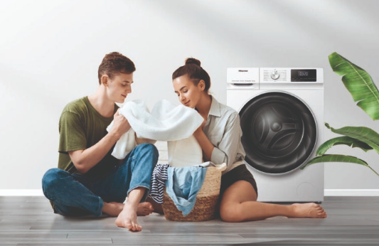 Hisense WDQY 1014 EVJM Πλυντήριο-Στεγνωτήριο Ρούχων 10kg/6kg Ατμού 1400 Στροφές
