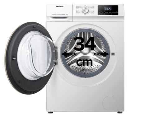 Hisense WDQY 1014 EVJM Πλυντήριο-Στεγνωτήριο Ρούχων 10kg/6kg Ατμού 1400 Στροφές