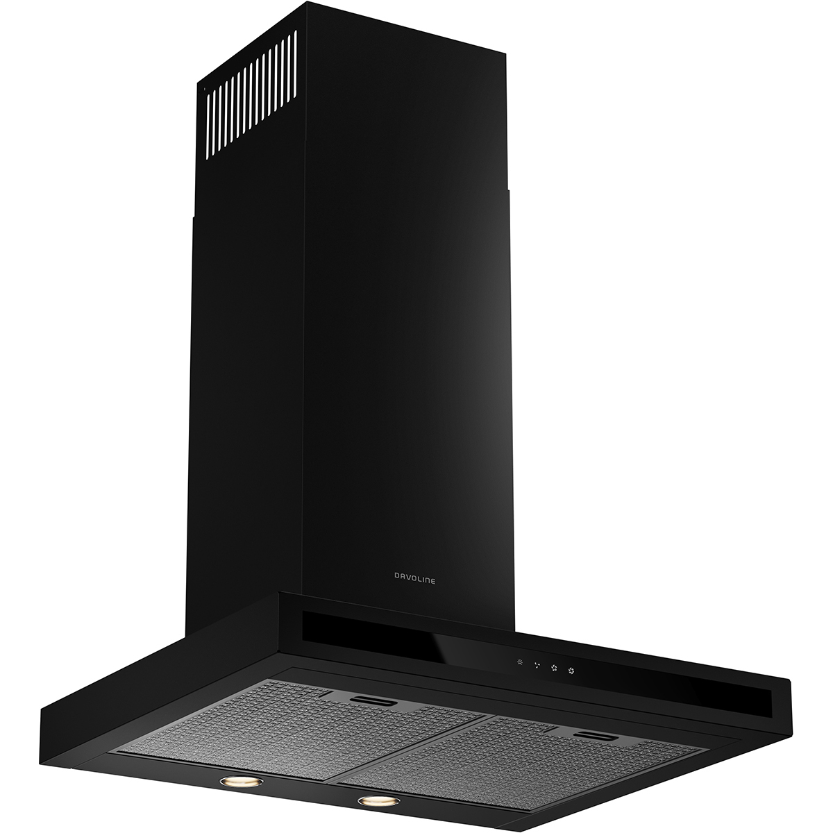 Davoline Square 60 Απορροφητήρας Καμινάδα 60cm Black