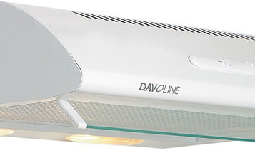 Davoline Olympia 290 Lux 2M Ελεύθερος Απορροφητήρας 90cm Λευκός