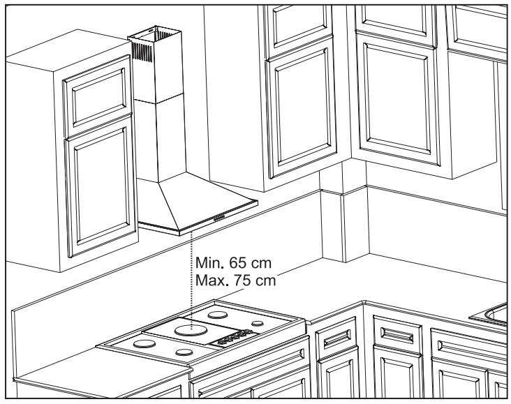 Davoline KOS HPC Απορροφητήρας Καμινάδα 90cm Inox