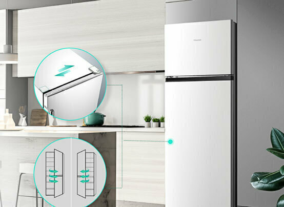 Hisense RT267D4ADF Ψυγείο Δίπορτο 206lt Υ143.4xΠ55xΒ54.2εκ. Inox