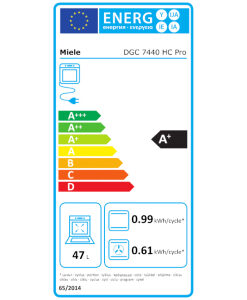 Miele DGC 7440 HC Pro Φούρνος άνω Πάγκου 47lt χωρίς Εστίες Π59.5εκ. Μαύρος