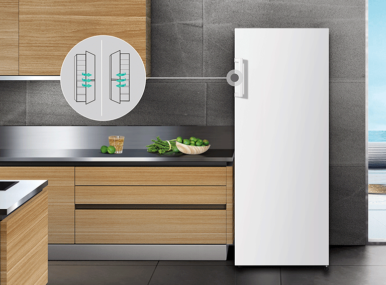 Hisense RL313D4AW19 Μονόπορτο Ψυγείο Υ143.4xΠ55xΒ55.7εκ. Λευκό