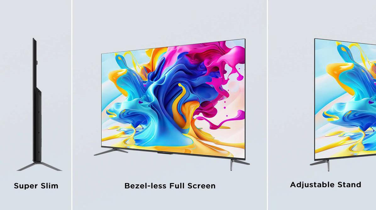 TCL Smart Τηλεόραση 55" 4K UHD QLED 55C645 HDR (2023)