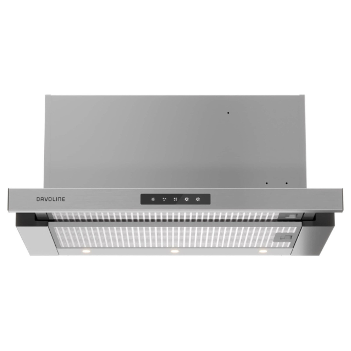 Davoline Ios Pro 90 Συρόμενος Απορροφητήρας 90cm Inox