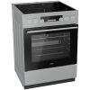 Korting KEC 6352 IPC 71lt Κουζίνα 71lt με Κεραμικές Εστίες Π60εκ. Inox