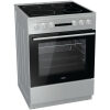 Korting KEC 6141 IG Κουζίνα 67lt με Κεραμικές Εστίες Π60εκ. Inox