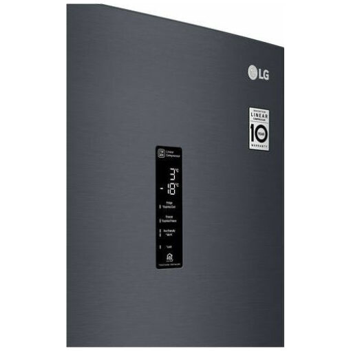 LG GBB72MCDMN Ψυγειοκαταψύκτης 384lt Total NoFrost Υ203xΠ59.5xΒ68.2εκ. Μαύρος