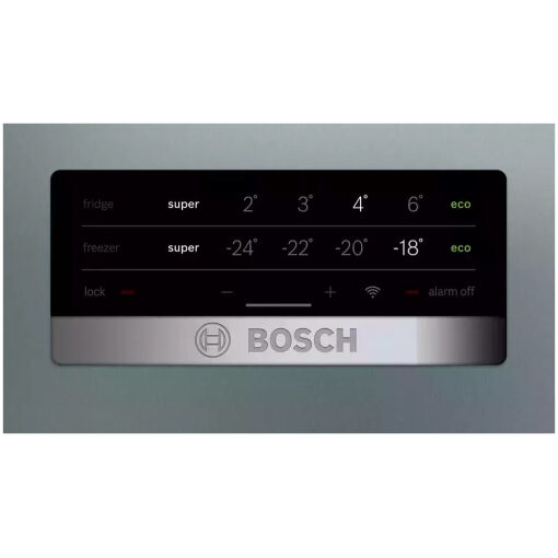 Bosch KGN36MLEA Ψυγειοκαταψύκτης 326lt NoFrost Υ186xΠ60xΒ66εκ. Inox