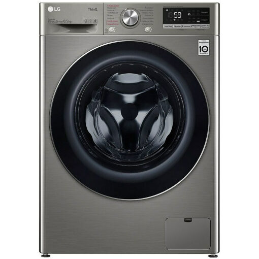 LG F2WV5S8S2PE Πλυντήριο Ρούχων Inverter Direct Drive 8.5kg με Ατμό 1200 Στροφών Inox