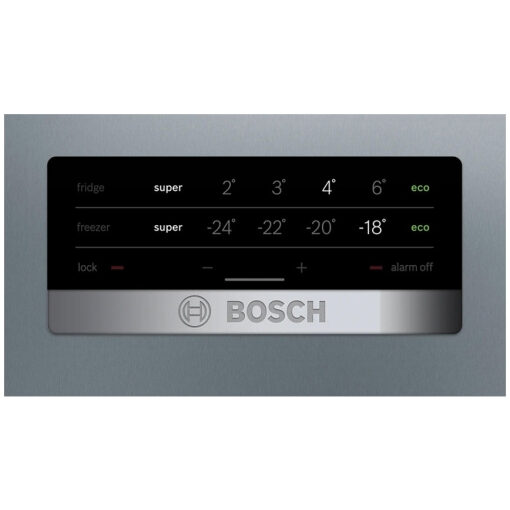Bosch KGN36MLEB Ψυγειοκαταψύκτης 326lt Total NoFrost Υ186xΠ60xΒ66εκ. Inox