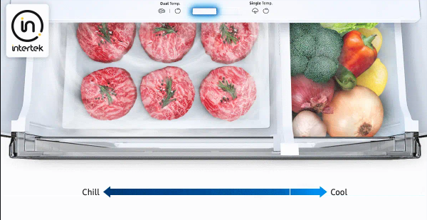 Samsung RB38T675DSA Ψυγειοκαταψύκτης 390lt Total NoFrost Υ203xΠ59.5xΒ65.8εκ. Inox