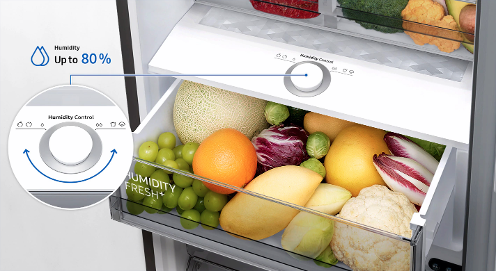 Samsung RB38T675DSA Ψυγειοκαταψύκτης 390lt Total NoFrost Υ203xΠ59.5xΒ65.8εκ. Inox