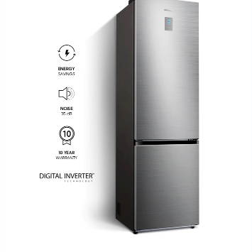 Samsung RB38T675DSA Ψυγειοκαταψύκτης 390lt Total NoFrost Υ203xΠ59.5xΒ65.8εκ. Inox